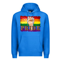True Royal lgbtq  flag and hand pride Premium Hoodie - Artiststas