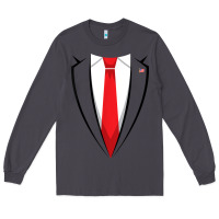 Smoke halloween trump suit shirt us president easy costume t shirt Long Sleeve Tee - baoMotion