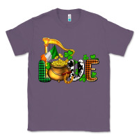 Lavender St. Patrick's Love and golds Classic Tee - OliviaCreatesArt
