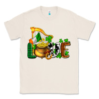 Natural St. Patrick's Love and golds Classic Tee - OliviaCreatesArt