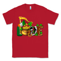 Red St. Patrick's Love and golds Classic Tee - OliviaCreatesArt