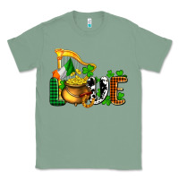 Sage St. Patrick's Love and golds Classic Tee - OliviaCreatesArt