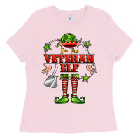 Bubblegum Pink im the veteran elf Ladies Tee - FaDigitalArtStudio
