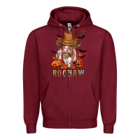 Burgundy Boohaw Heifer Zipper Hoodie - RanaPortraitStore