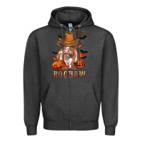 Charcoal Heather Boohaw Heifer Zipper Hoodie - RanaPortraitStore