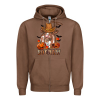Chestnut Boohaw Heifer Zipper Hoodie - RanaPortraitStore