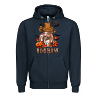 Navy Boohaw Heifer Zipper Hoodie - RanaPortraitStore