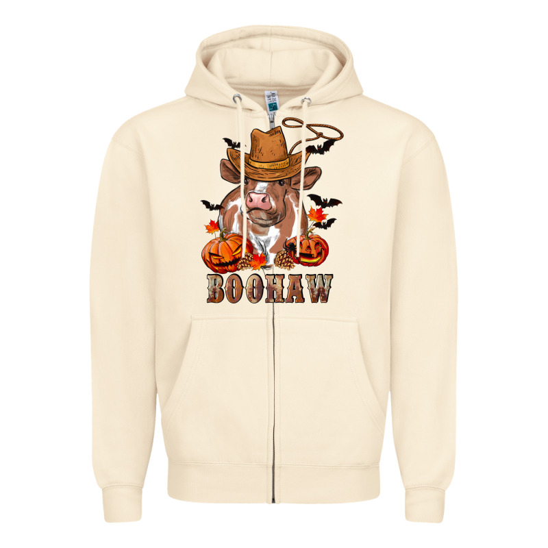 Boohaw Heifer Zipper Hoodie by RanaPortraitStore | Teevron
