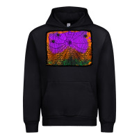 Black halloween spider web background Urban Hoodie - Jasminsmagicworld