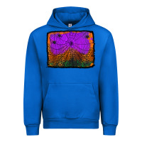 Cobalt halloween spider web background Urban Hoodie - Jasminsmagicworld
