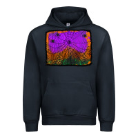 Navy halloween spider web background Urban Hoodie - Jasminsmagicworld