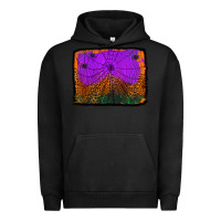 Pigment Black halloween spider web background Urban Hoodie - Jasminsmagicworld