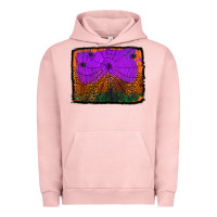 Pigment Salmon halloween spider web background Urban Hoodie - Jasminsmagicworld
