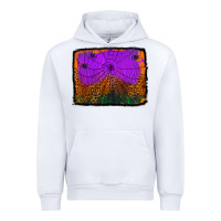 White halloween spider web background Urban Hoodie - Jasminsmagicworld