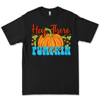 Black Hey There Pumpkin Premium Tee - FaDigitalArtStudio