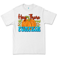White Hey There Pumpkin Premium Tee - FaDigitalArtStudio