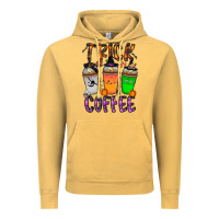Vintage Mustard trick or coffee Vintage Hoodie - CowhideDigitalArt
