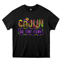 Black cajun to the core Heavy Core Tee - OliviaCreatesArt