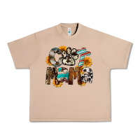 Burro Cat  Mama Urban Heavy Tee - FaDigitalArtStudio
