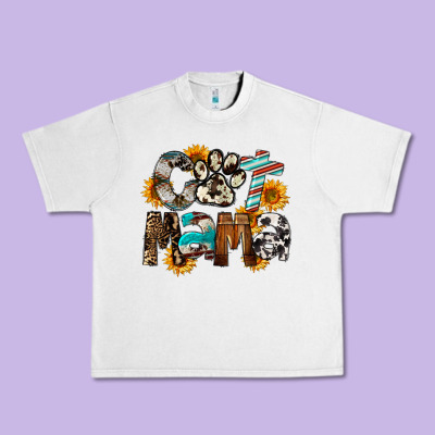 Cat  Mama Urban Heavy Tee Designed By Fadigitalartstudio
