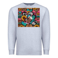 Heather Grey nurse hearts Premium Sweatshirt - Jasminsmagicworld