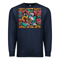 Navy nurse hearts Premium Sweatshirt - Jasminsmagicworld
