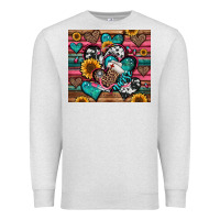 Oatmeal Heather nurse hearts Premium Sweatshirt - Jasminsmagicworld