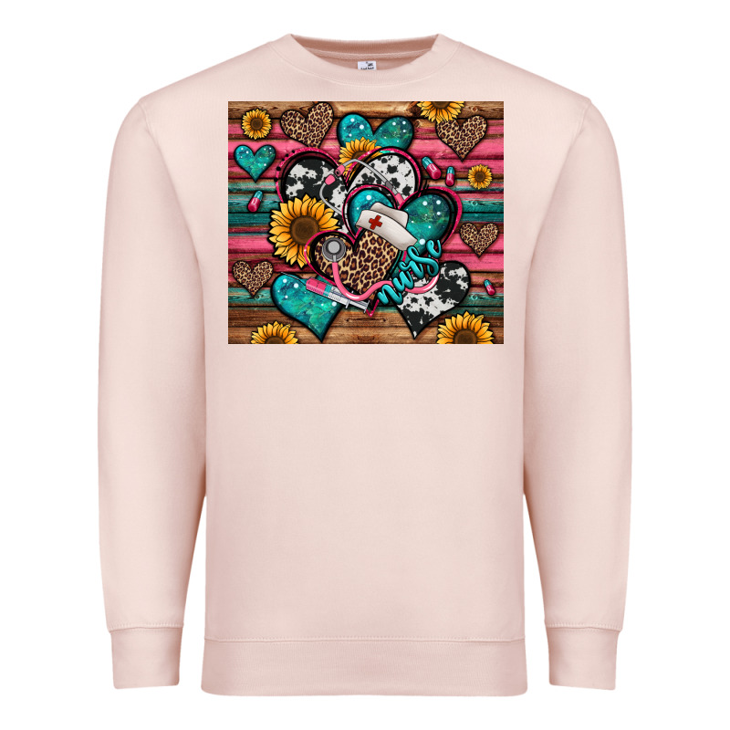 Nurse Hearts Premium Sweatshirt by Jasminsmagicworld | Teevron