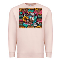 Pale Pink nurse hearts Premium Sweatshirt - Jasminsmagicworld