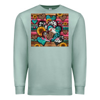 Seafoam nurse hearts Premium Sweatshirt - Jasminsmagicworld
