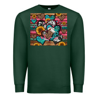 Sports Green nurse hearts Premium Sweatshirt - Jasminsmagicworld