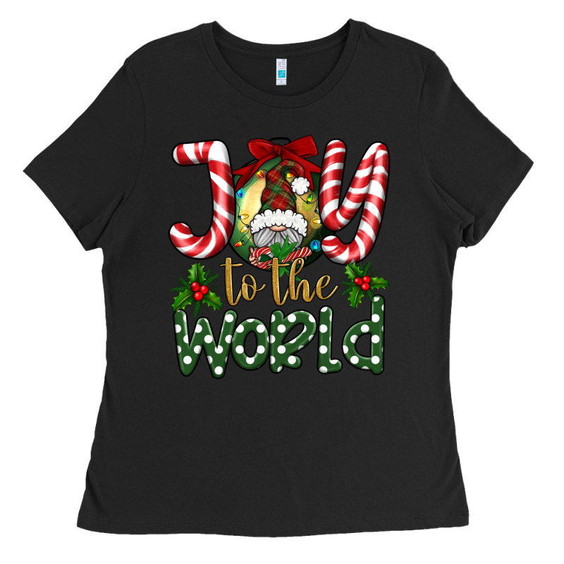 Joy To The World Ladies Tee by BundleAndBundleShop | Teevron