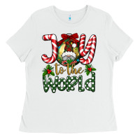 White joy to the world Ladies Tee - BundleAndBundleShop
