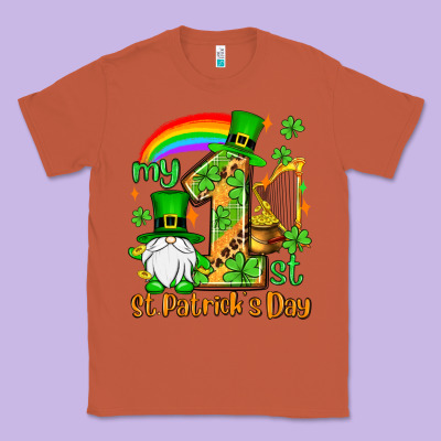 St. Patrick's My 1st St. Patrick's Day Classic Tee Designed By Oliviacreatesart