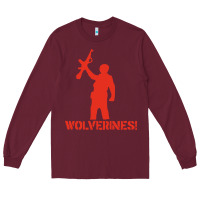 Burgundy red dawn wolverines Long Sleeve Tee - baoMotion