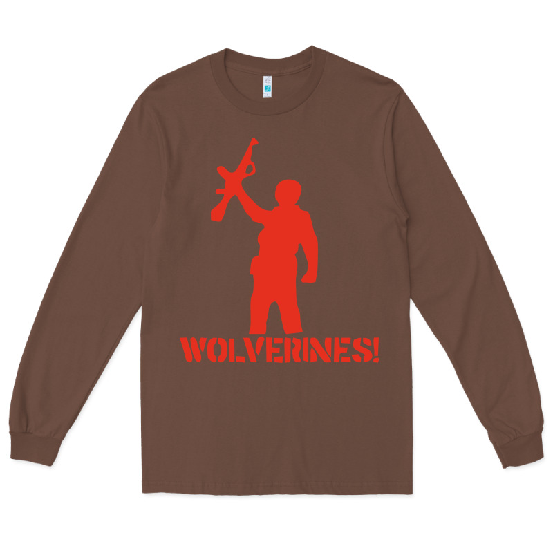 Red Dawn Wolverines Long Sleeve Tee by baoMotion | Teevron