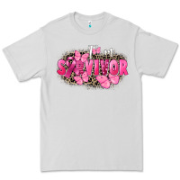 Dove Grey I' m survivor Breast Cancer Premium Tee - FaDigitalArtStudio