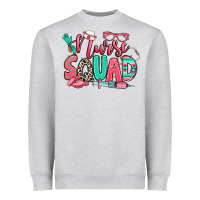 Heather Grey nurse squad Heavyweight Sweatshirt - RanaPortraitStore