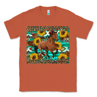 Copper western horse sunflowers Classic Tee - Artiststas
