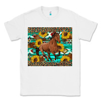 White western horse sunflowers Classic Tee - Artiststas