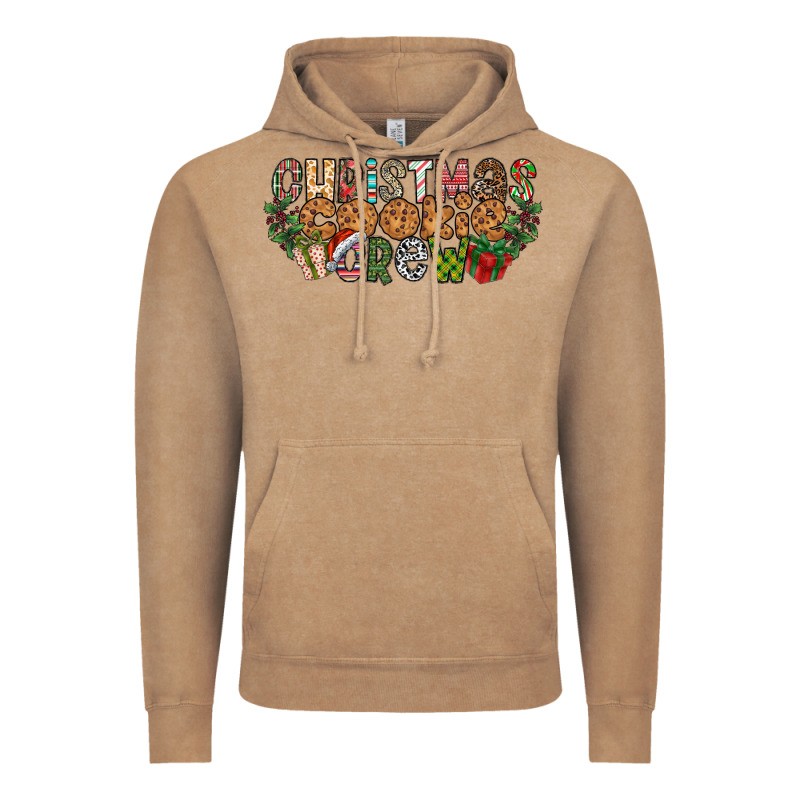 Christmas Cookie Crew Vintage Hoodie by CowhideDigitalArt | Teevron