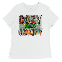 White cozy and comfy Ladies Tee - FaDigitalArtStudio