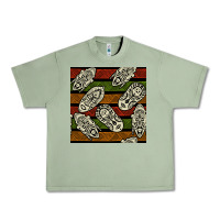 African Mask Seamless Pattern Urban Heavy Tee | Teevron