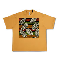 Peanut Butter african mask seamless pattern Urban Heavy Tee - BundleAndBundleShop