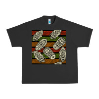Pigment Black african mask seamless pattern Urban Heavy Tee - BundleAndBundleShop