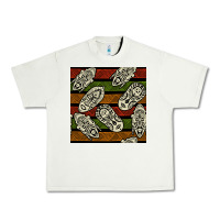 Pistachio african mask seamless pattern Urban Heavy Tee - BundleAndBundleShop