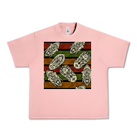 Salmon african mask seamless pattern Urban Heavy Tee - BundleAndBundleShop