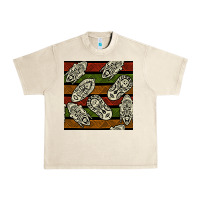 Sandshell african mask seamless pattern Urban Heavy Tee - BundleAndBundleShop