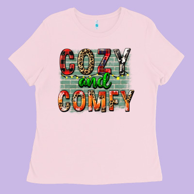 Cozy And Comfy Ladies Tee Designed By Fadigitalartstudio