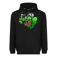 Black St. Patrick's Day hearts Heavyweight Hoodie - Jasminsmagicworld